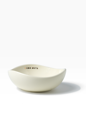 MINI CURVED CERAMIC PET BOWL