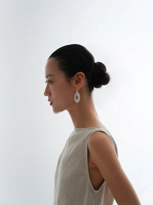 NORTH STAR OVAL MULTI-WEAR NECKLACE & EARRINGS SET