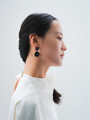 NORTH STAR ROUND STUD EARRINGS & MULTI-WEAR PENDANT