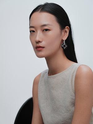 NORTH STAR ROUND MULTI-WEAR NECKLACE & EARRINGS SET