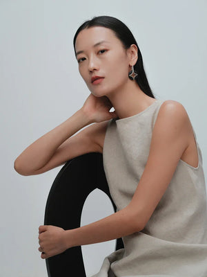 NORTH STAR ROUND MULTI-WEAR NECKLACE & EARRINGS SET