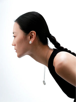 NORTH STAR ROUND STUD EARRINGS & MULTI-WEAR PENDANT