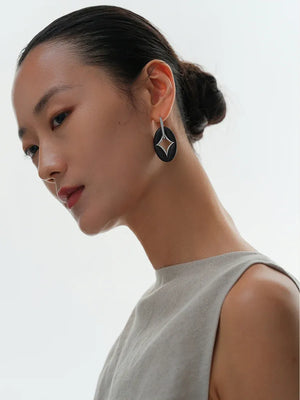 NORTH STAR OVAL MULTI-WEAR NECKLACE & EARRINGS SET