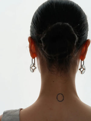 NORTH STAR ROUND MULTI-WEAR NECKLACE & EARRINGS SET