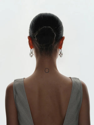NORTH STAR ROUND MULTI-WEAR NECKLACE & EARRINGS SET