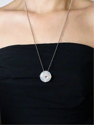 NORTH STAR ROUND MULTI-WEAR PENDANT & NECKLACE