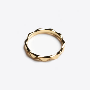 CONTROL POINTS ORGANIC WAVY STACKING RING | TROVE & TONE