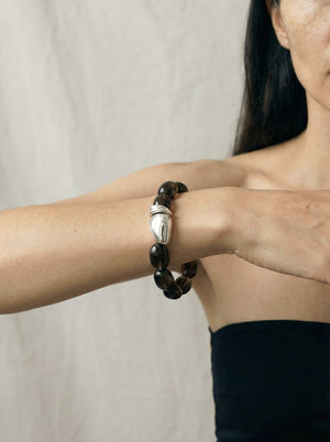 Limb SMOKY QUARTZ MOSAIC BRACELET  |  TROVE & TONE