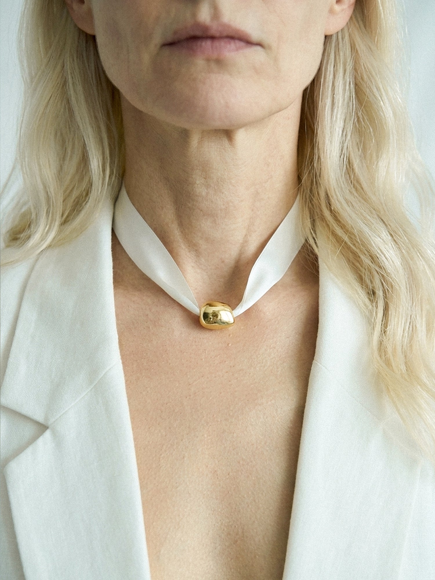 Limb SATIN TIE SILK NECKLACE  |  TROVE & TONE