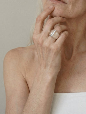 Limb TRANSPARENT TEXTURE RESIN RING  |  TROVE & TONE