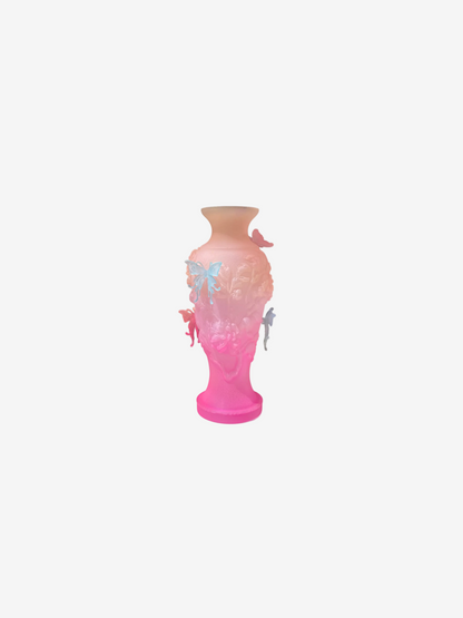livarié flower Pink Gradient Papillon Vif Vase  |  TROVE & TONE