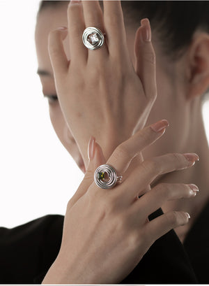 COILED KNOT RING