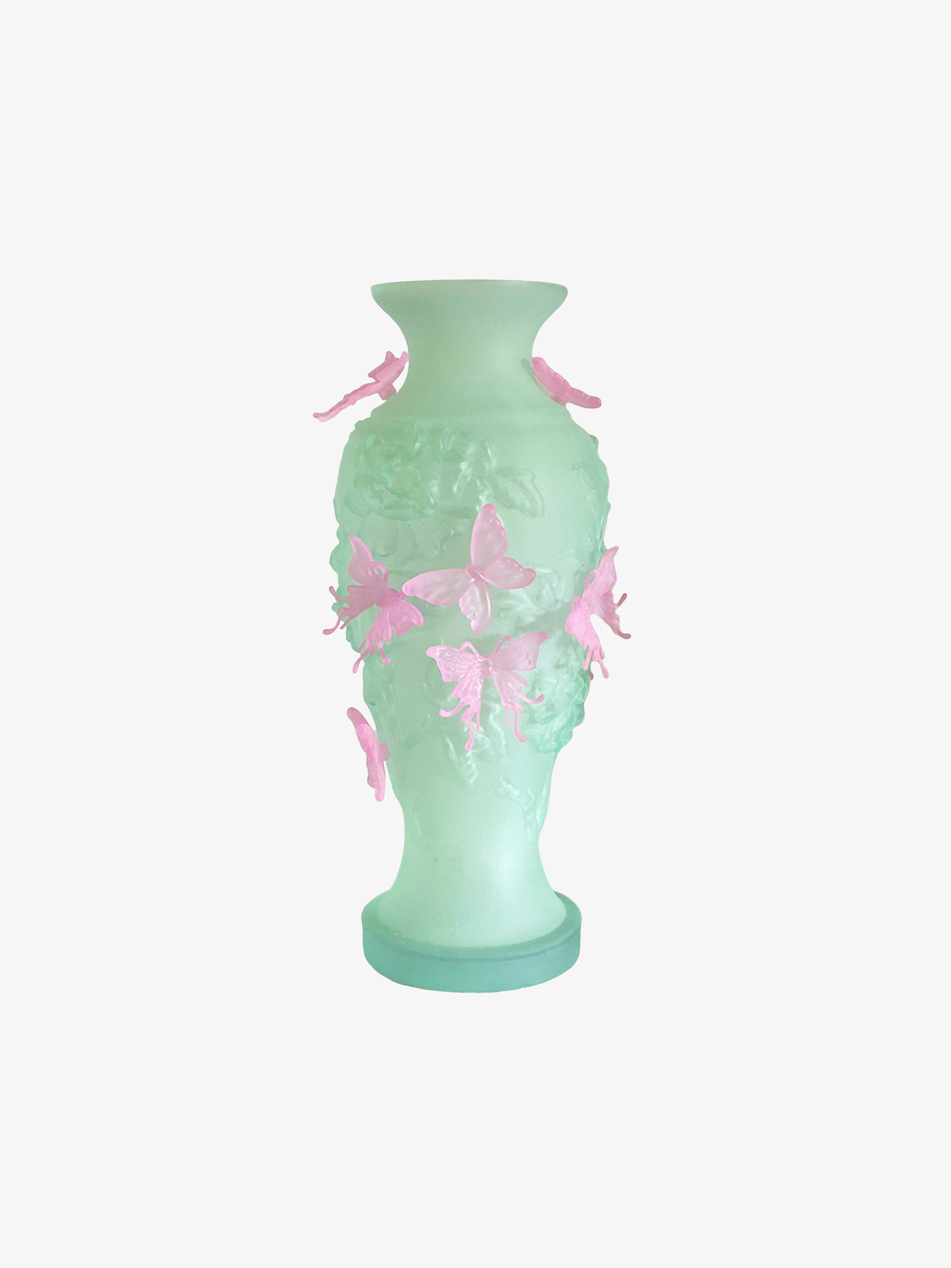 livarié flower GREEN LARGE PAPILLON VIF VASE  |  TROVE & TONE