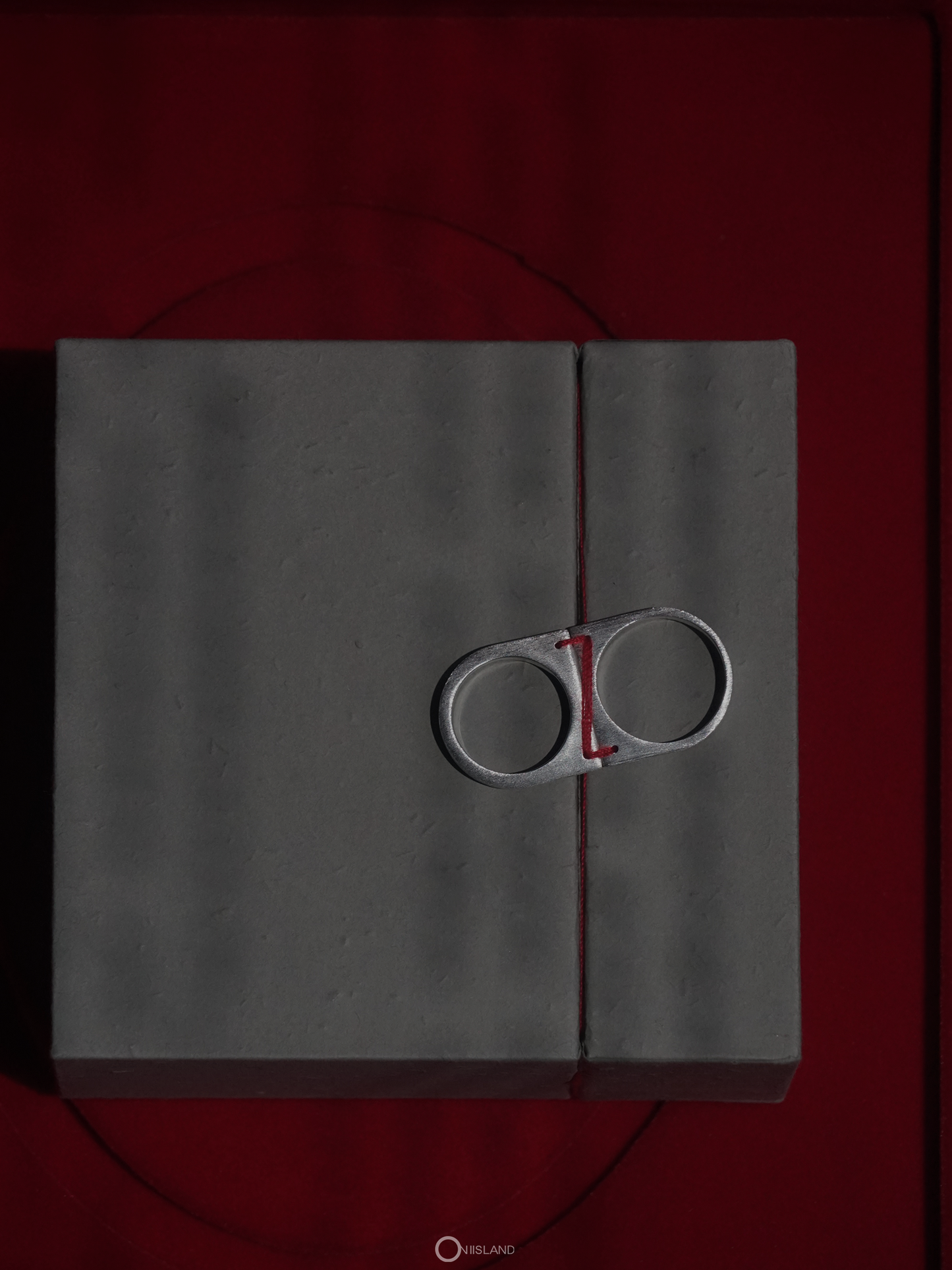  ON IISLAND CAPSULE COUPLE RING - CONCAVE |  TROVE & TONE