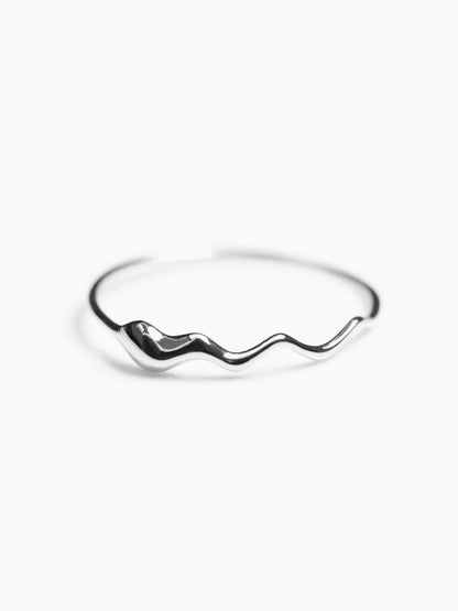 CONTROL POINTS LIQUID METAL TWIST RING  |  TROVE & TONE