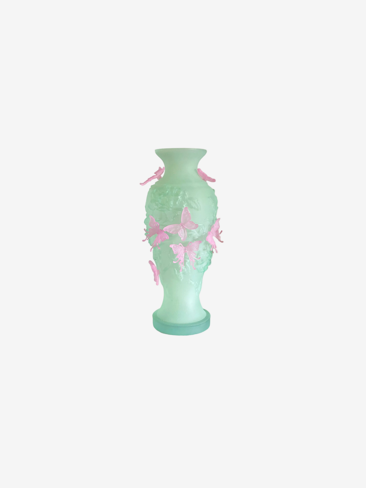 livarié flower Green Large Papillon Vif Vase  |  TROVE & TONE