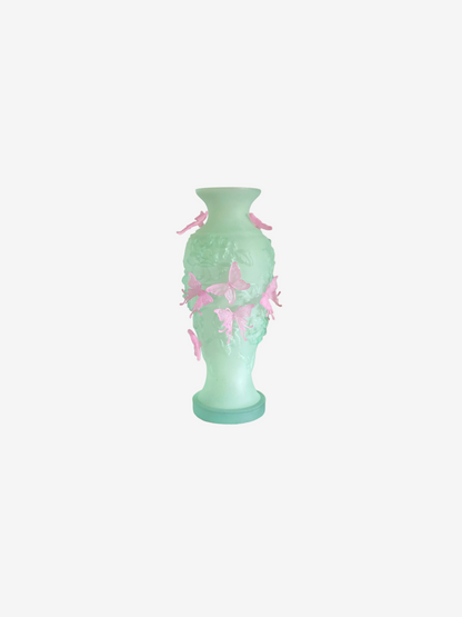 livarié flower Green Large Papillon Vif Vase  |  TROVE & TONE