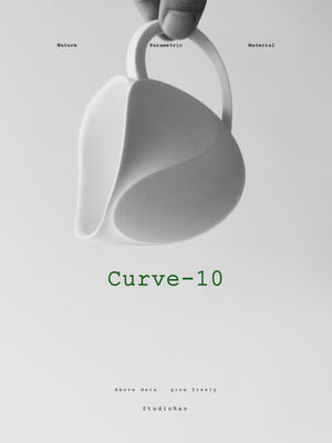 CURVE 10 CERAMIC HANDLED TEA CUP