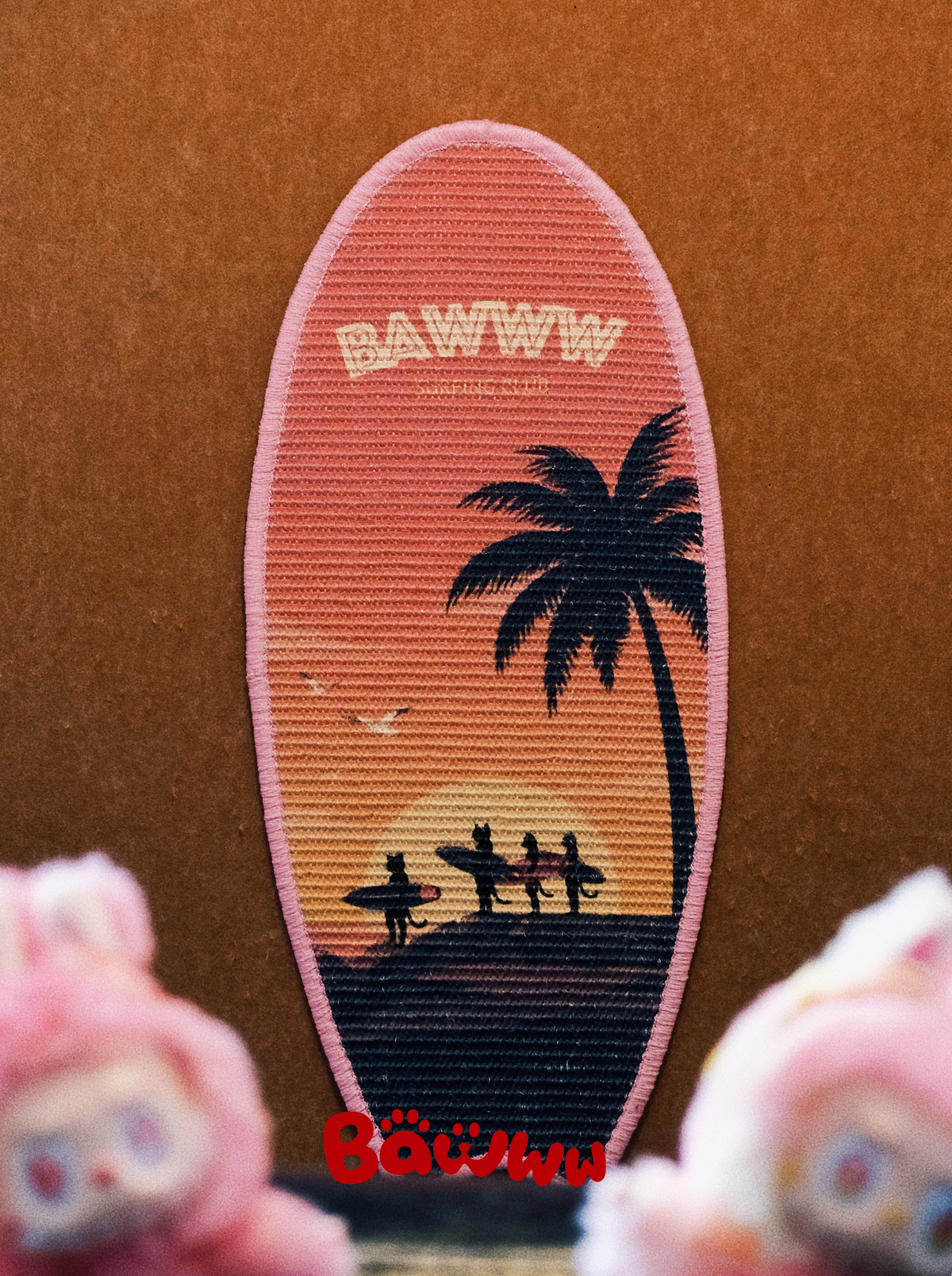 SURFBOARD CAT SCRATCHING MAT