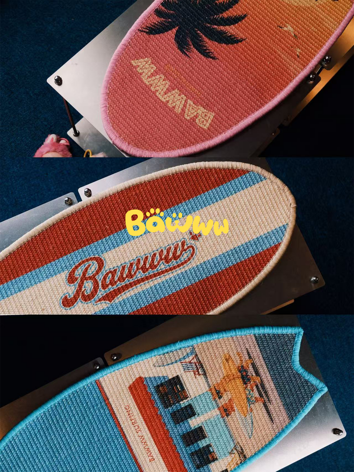 SURFBOARD CAT SCRATCHING MAT