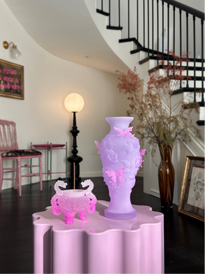 PURPLE PAPILLON VIF VASE