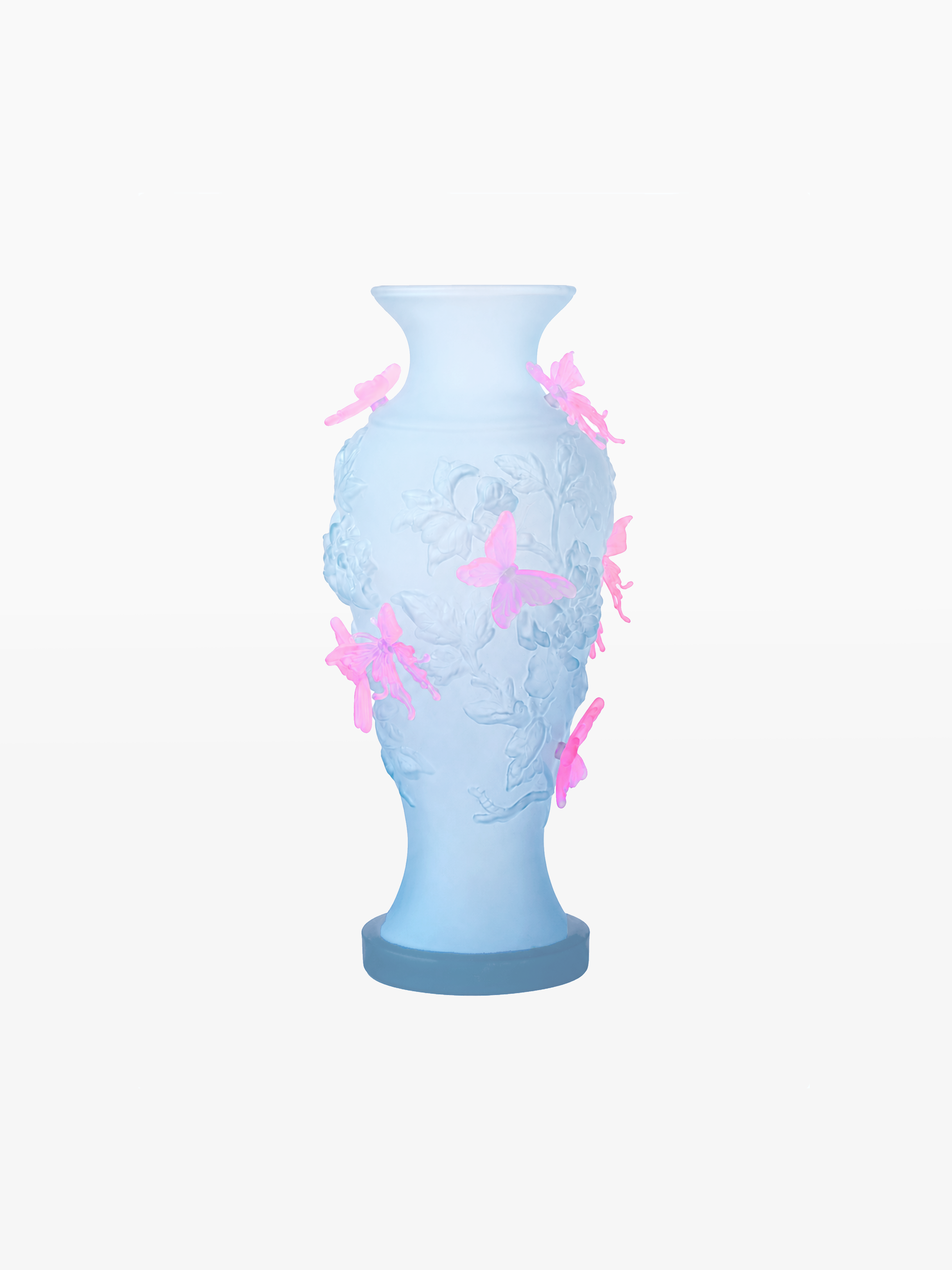 livarié flower BLUE LARGE PAPILLON VIF VASE  |  TROVE & TONE