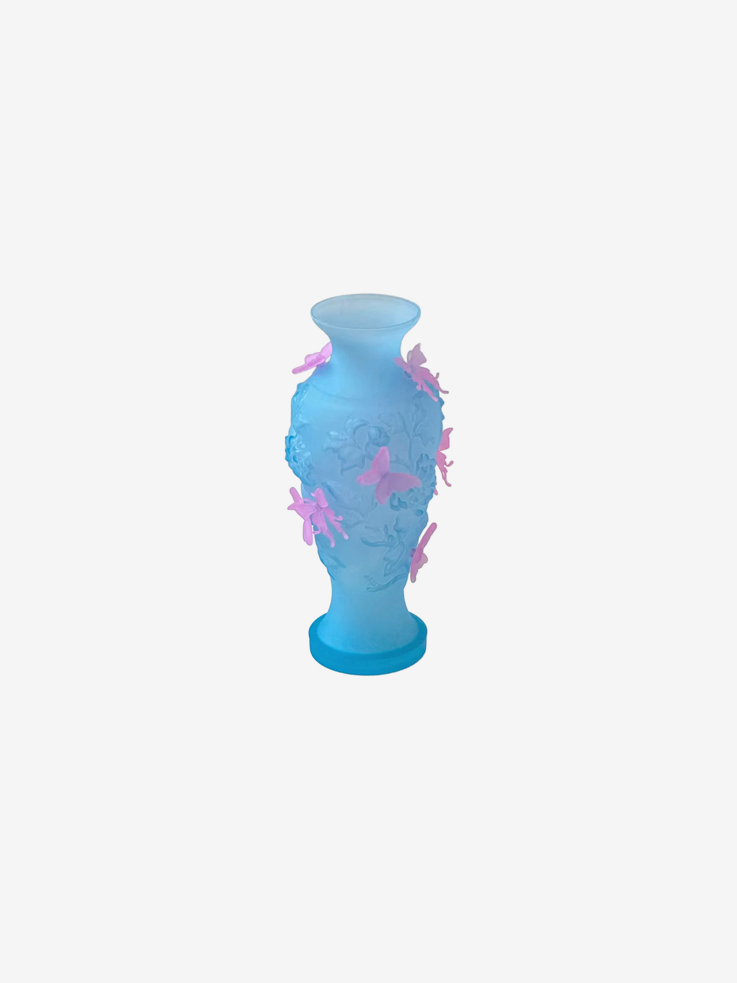livarié flower Blue Large Papillon Vif Vase  |  TROVE & TONE