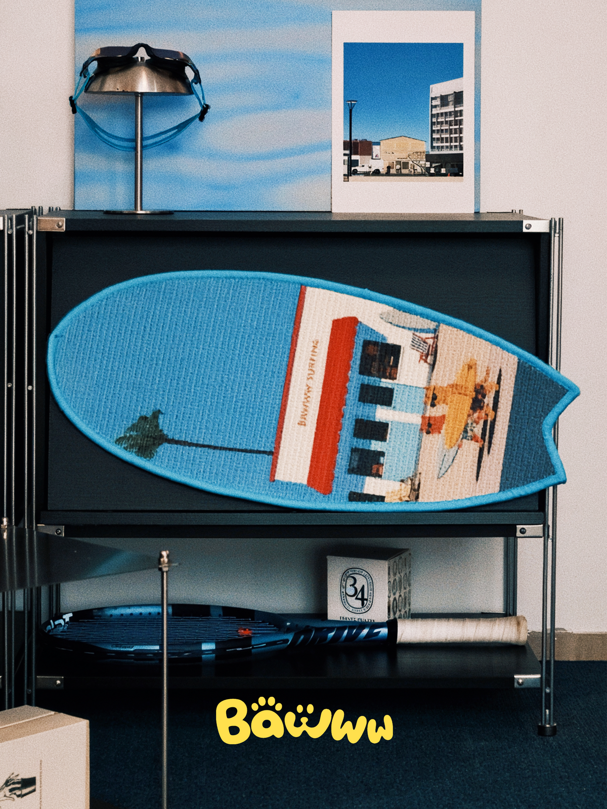 SURFBOARD CAT SCRATCHING MAT