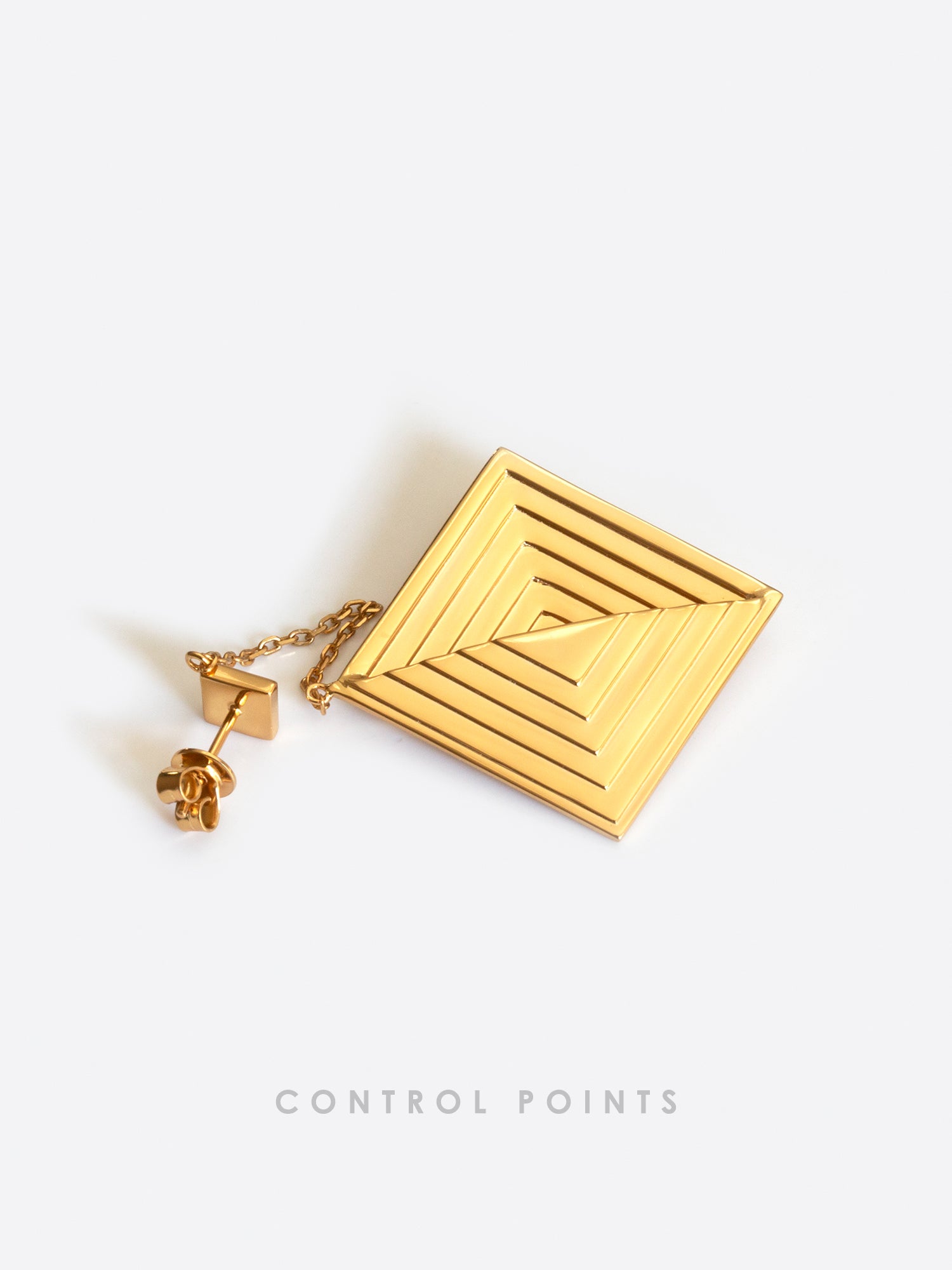 CONTROL POINTS RECCLE GEOMETRIC EARRING  |  TROVE & TONE