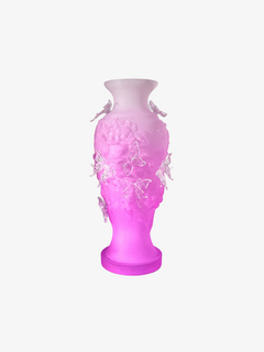 livarié flower MATTE PINK LARGE PAPILLON VIF VASE  |  TROVE & TONE