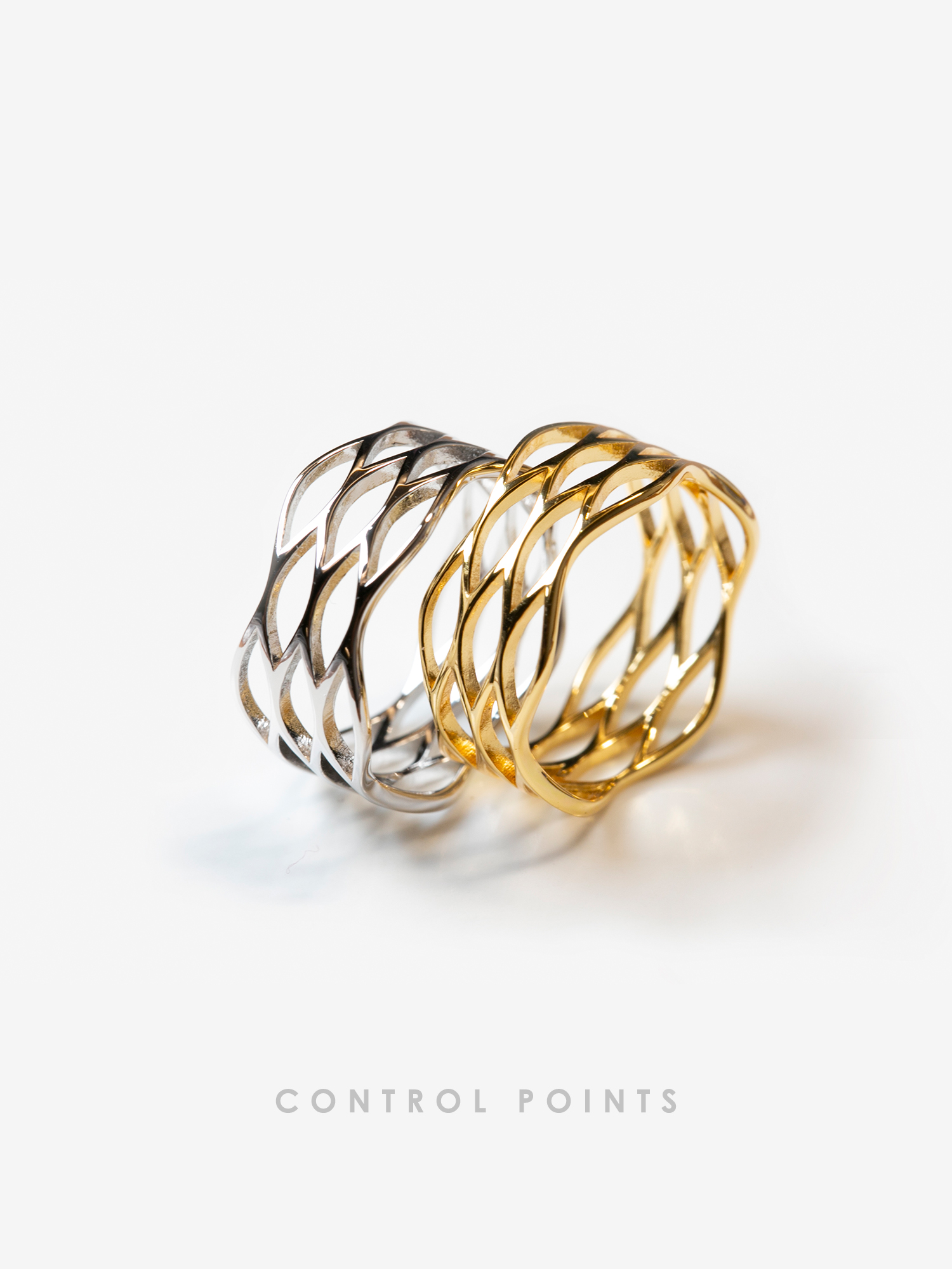 TROVE & TONE CIRCULAR GRID MESH RING  |  TROVE & TONE