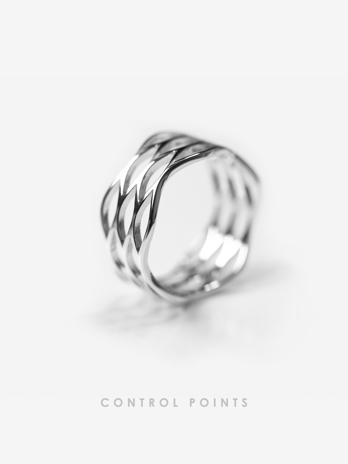 CONTROL POINTS CIRCULAR GRID MESH RING  |  TROVE & TONE