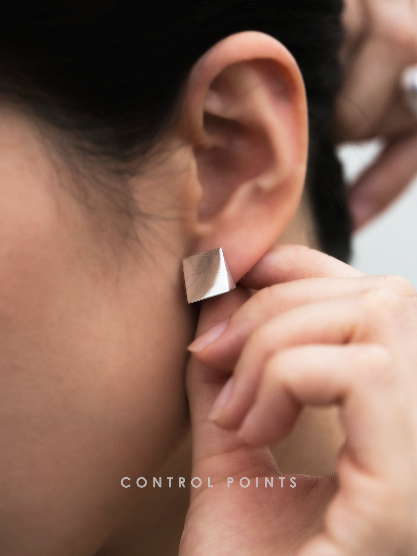 CONTROL POINTS ANGLE 15 STUD EARRINGS  |  TROVE & TONE