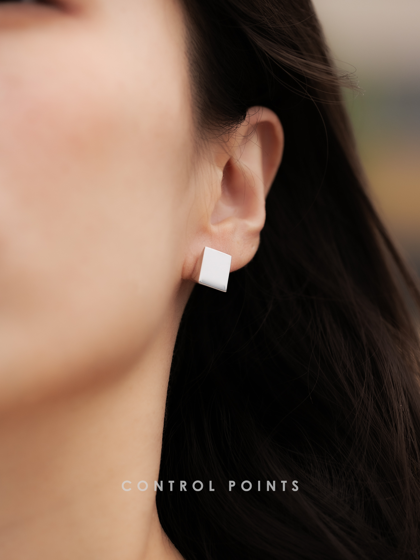 CONTROL POINTS ANGLE 15 STUD EARRINGS  |  TROVE & TONE