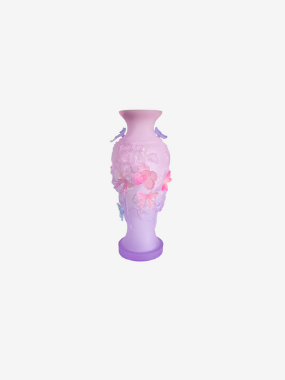 livarié flower Pink Purple Gradient Papillon Vif Vase  |  TROVE & TONE