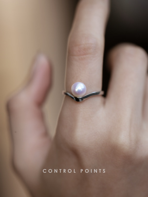 CONTROL POINTS GRAVITY PEARL RING  |  TROVE & TONE