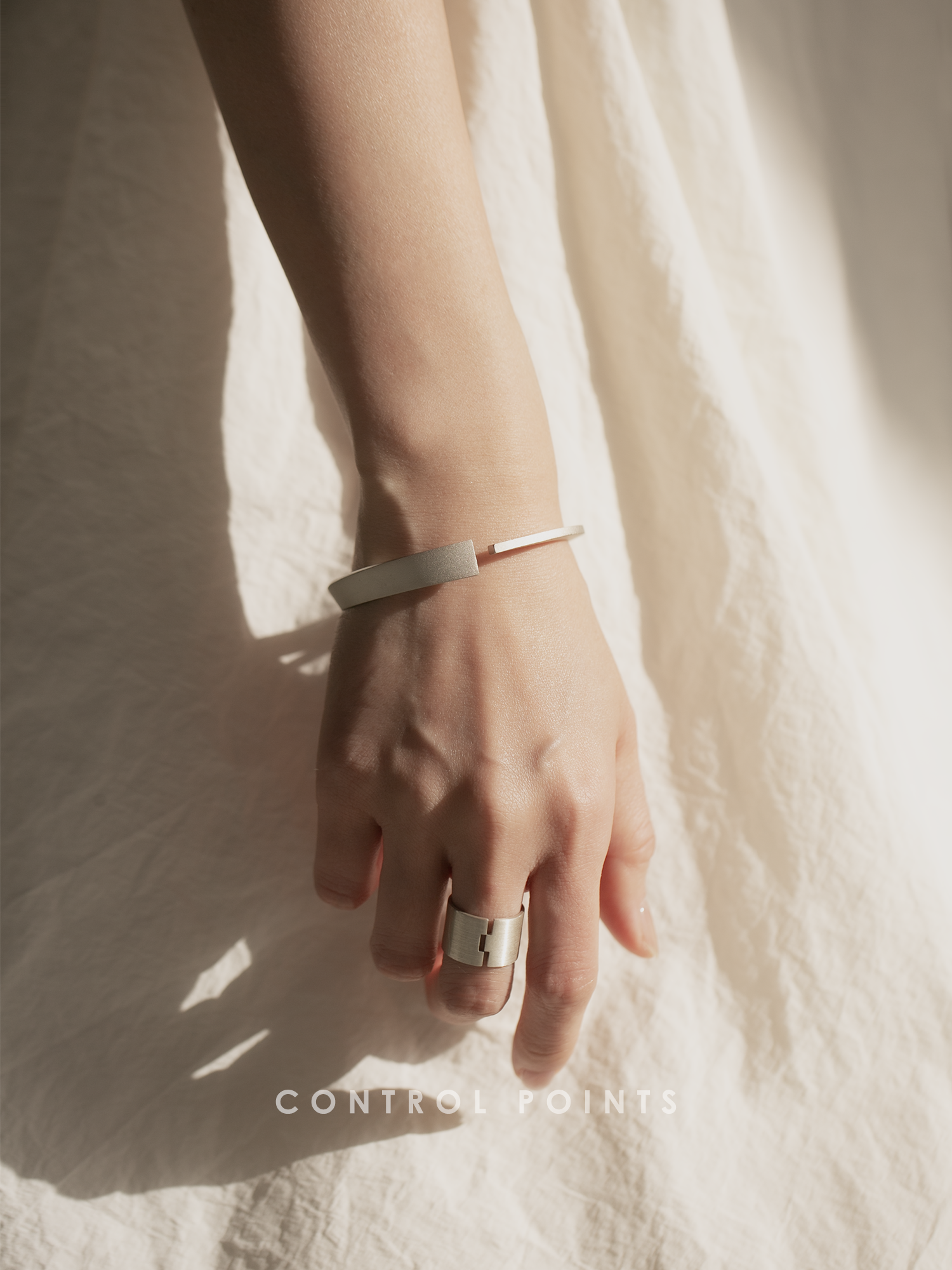 CONTROL POINTS Asymmetric Mobius Loop Cuff  |  TROVE & TONE