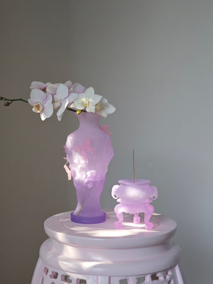 PURPLE PAPILLON VIF VASE