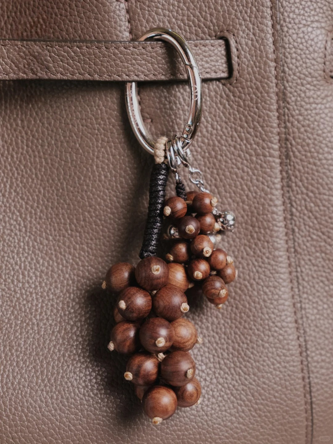 Aesth & Util NATURAL SANDALWOOD GRAPE MULTIWAY BAG CHARM  |  TROVE & TONE