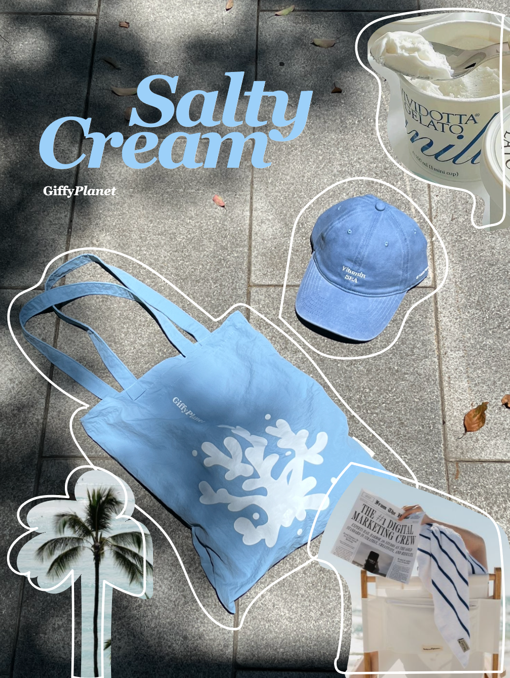 TROVE & TONE VITAMIN SEA CREAMY BLUE CAP  |  TROVE & TONE