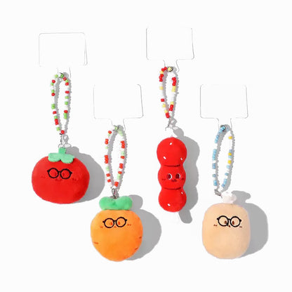 Cute Foodie Plush Charm Collection