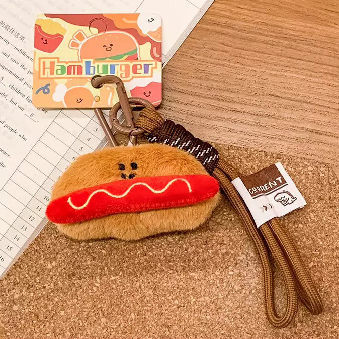 Fast Food Plush Bag Charm Collection