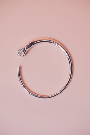 Aesth & Util SNAKE STERLING SILVER CUFF BRACELET  |  TROVE & TONE