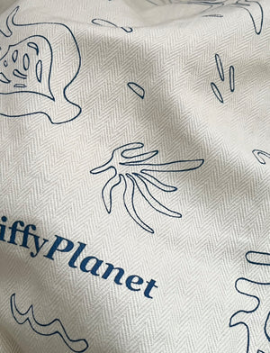 GiffyPlanet ECO-FRIENDLY LINEN COTTON DRAWSTRING BAG  |  TROVE & TONE