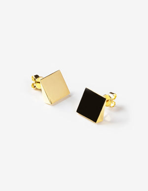 CONTROL POINTS ANGLE 15 STUD EARRINGS  |  TROVE & TONE