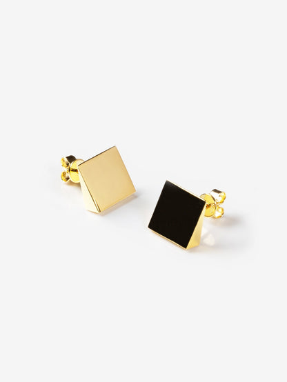 CONTROL POINTS ANGLE 15 STUD EARRINGS  |  TROVE & TONE