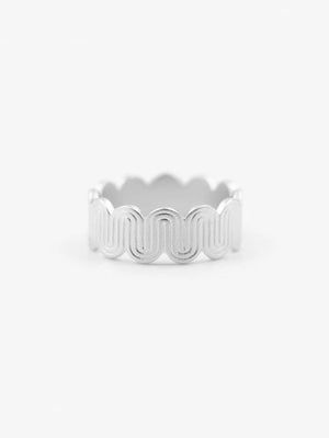 CONTROL POINTS DECO CURVED MEANDER RING  |  TROVE & TONE
