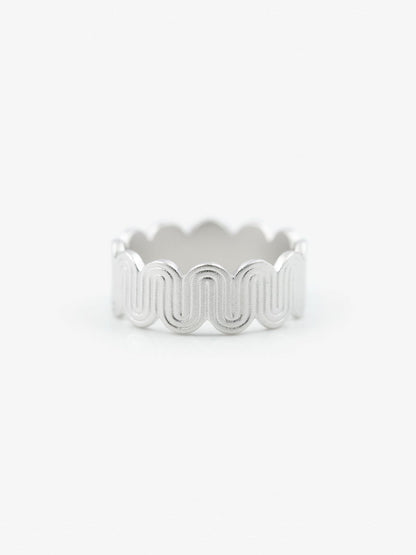 CONTROL POINTS DECO CURVED MEANDER RING  |  TROVE & TONE