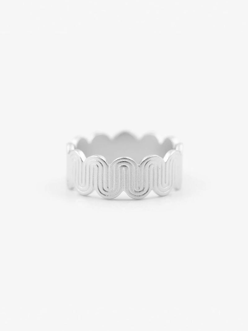 CONTROL POINTS DECO CURVED MEANDER RING  |  TROVE & TONE