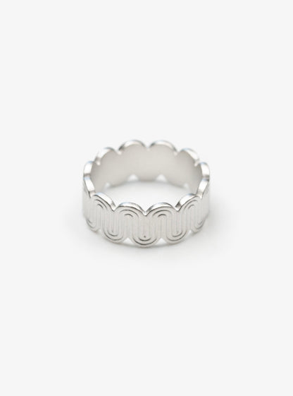 CONTROL POINTS DECO CURVED MEANDER RING  |  TROVE & TONE
